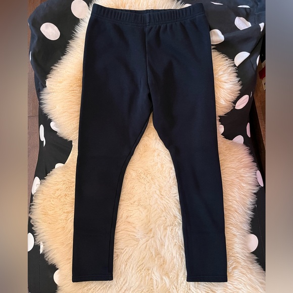 Set of 3! Carter’s cozy fleece leggings, black and icon print - Picture 4 of 8